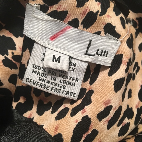 Luii Leopard printed button belt & pocket jacket - Picture 8 of 8